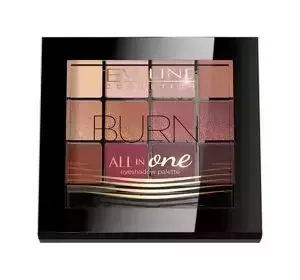 Eveline Cosmetics All In One paleta cieni do powiek Burn 12 g