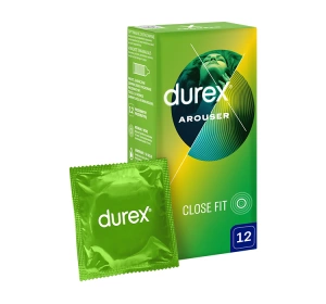 Durex Arouser prezerwatywy prążkowane 12 szt