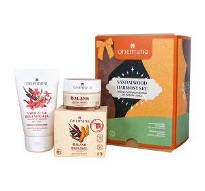 Orientana Sandalwood Harmony Set mocno odżywczy zestaw do twarzy i ciała krem do twarzy 50 ml + balsam do ciała 125 ml