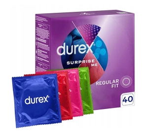 Durex Suprise Me zestaw prezerwatyw 40 szt
