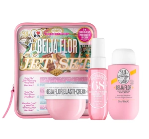 Sol de Janeiro Beija Flor Jet Set żel pod prysznic 90 ml + krem do ciała 50 ml + spray 30 ml