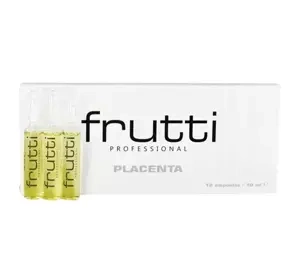 Frutti Professional Placenta kuracja w ampułkach do włosów 12 x 10 ml