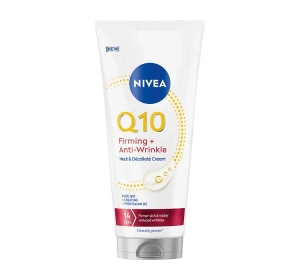 NIVEA Q10 Ujędrniający + Przeciwzmarszczkowy krem do pielęgnacji szyi i dekoltu 200 ml