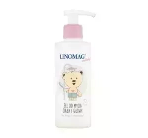Linomag Emolienty żel do mycia ciała i głowy dla dzieci i niemowląt 400 ml