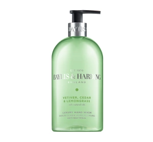 Baylis & Harding Signature Vetiver Cedar & Lemongrass mydło w płynie do rąk 500 ml