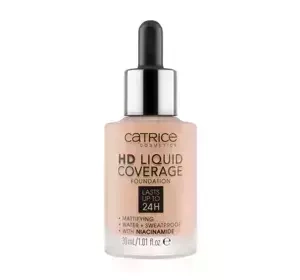 Catrice HD Liquid Coverage płynny podkład kryjący 020 Rose Beige 30 ml