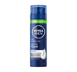 NIVEA MEN Hydro Care pianka do golenia z aloesem dla mężczyzn 200 ml