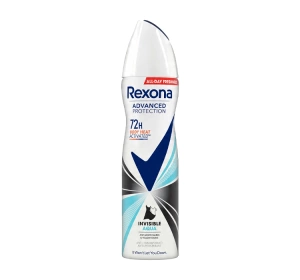 Rexona Advanced Protection Invisible Aqua antyperspirant w sprayu 150 ml