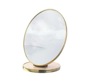 eCarla okrągłe lusterko kosmetyczne z podstawką