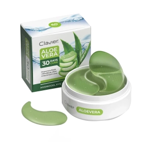 Clavier Aloe Vera nawilżające płatki hydrożelowe pod oczy 60 sztuk