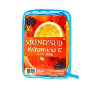 Mond'Sub zestaw kosmetyków z witaminą C i kwasem hialuronowym serum 95 ml + maska w płachcie 25 ml + kosmetyczka