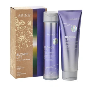 Joico Blonde Life Violet zestaw do pielęgnacji włosów blond i rozjaśnianych szampon 300 ml + odżywka 250 ml