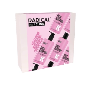 Farmona Radical Hair Clinic zestaw do włosów szampon regenerujący 300 ml + odżywka regenerująca 260 ml