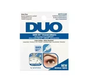 Ardell Duo Quick Set klej do sztucznych rzęs White Clear 7 g