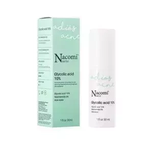 Nacomi Next Level Adiós Acné kwas glikolowy 10% serum do twarzy 30 ml