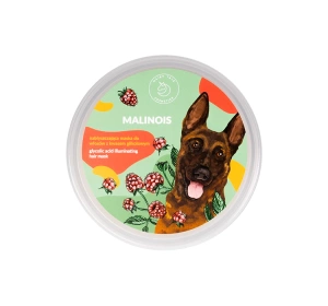 Hairy Tale Cosmetics Malinois wygładzająca maska do włosów z kwasem glikolowym 200 ml