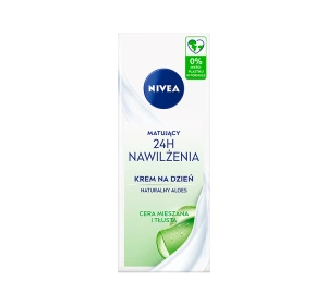 NIVEA 24H Nawilżenia matujący krem do twarzy na dzień  50ml