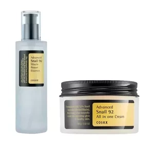 COSRX zestaw kosmetyków nawilżająca esencja Advanced Snail 96 100 ml + krem Advanced Snail 92 100 g