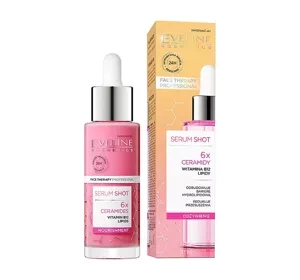 Eveline Cosmetics Serum Shot 6 x Ceramidy odżywcze serum do twarzy 30 ml