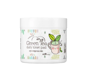 Esfolio Green Tea płatki tonizujące do twarzy z ekstraktem z zielonej herbaty 60 szt