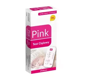 Hydrex płytkowy test ciążowy HCG Pink 1 sztuka