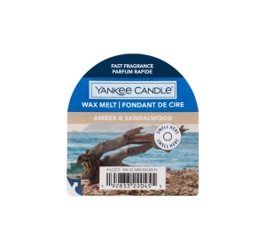 Yankee Candle wosk zapachowy do kominków Amber & Sandalwood 22 g