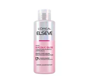 L'Oréal Paris Elseve Glycolic Gloss 5-minutowa kuracja laminująca do włosów matowych i szorstkich 200 ml