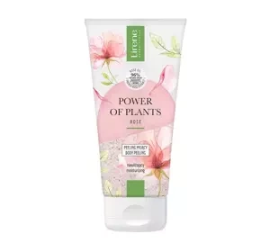 Lirene Power of Plants Rose nawilżający peeling myjący 175 g