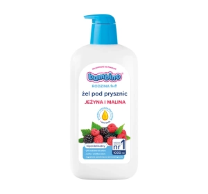 Bambino Rodzina hiperdelikatny żel pod prysznic dla całej rodziny Jeżyna i Malina 1000 ml
