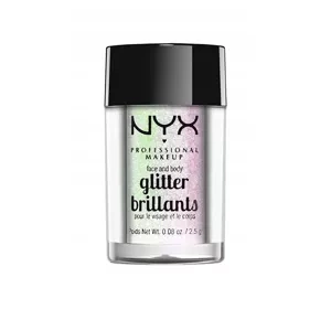 NYX Professional Makeup Glitter Brillants brokat do twarzy i ciała 07 Ice 2,5 g