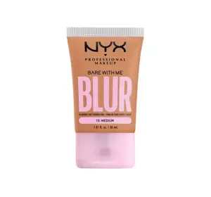 NYX Professional Makeup Bare With Me Blur wygładzający podkład do twarzy 10 Medium 30 ml