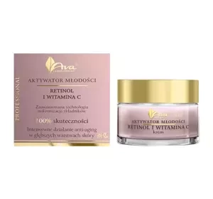 Ava Aktywator Młodości retinol i witamina C krem do twarzy na dzień i na noc 50 ml