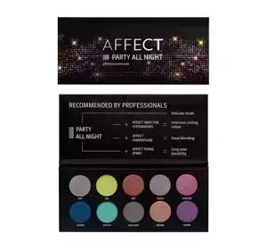 Affect Party All Night paleta 10 cieni do powiek 25 g