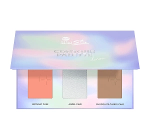 Bell x GenZie paletka do konturowania twarzy 01 Let's Bake a Bake 14,5 g