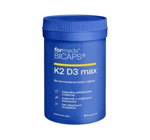 Formeds Bicaps K2 D3 Max suplement diety 60 kapsułek