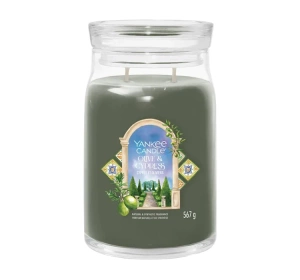 Yankee Candle Signature duża świeca zapachowa Olive & Cypress 567 g