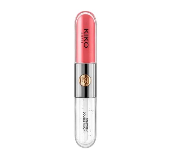   KIKO Milano Unlimited Double Touch dwuetapowa pomadka w płynie 110 Spicy Rose 2x3ml