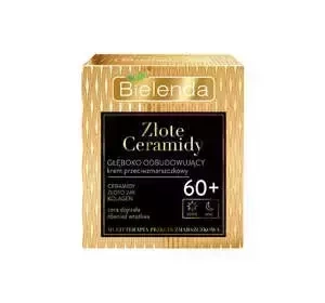 Bielenda Złote Ceramidy głęboko odbudowujący krem przeciwzmarszczkowy na dzień i na noc 60+ 50 ml