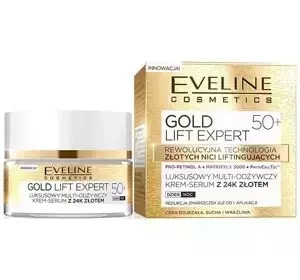 Eveline Cosmetics Gold Lift 50+ multiodżywczy krem do twarzy 50 ml