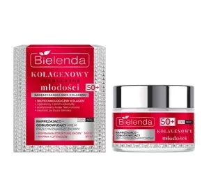 Bielenda Kolagenowy Stymulator Młodości naprężająco-odbudowujący krem 50+ 50 ml