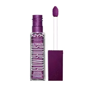 NYX Professional Makeup Glow Shots błyszczący cień do powiek 20 Feelin Grape 7,5 ml