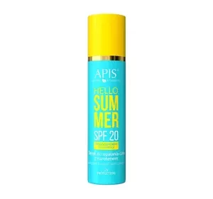 Apis Hello Summer wodoodporny olejek do opalania ciała SPF20 150 ml