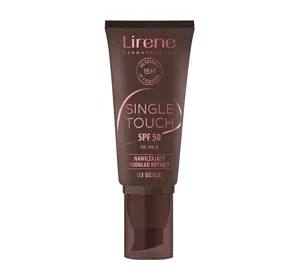 Lirene Single Touch nawilżający podkład kryjący SPF50 03 Beige 30 ml