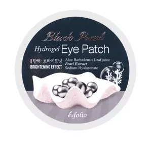 Esfolio Black Pearl nawilżająco-odżywcze hydrożelowe płatki pod oczy 60 sztuk