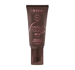 Lirene Single Touch nawilżający podkład kryjący SPF50 01 Ivory 30 ml