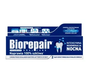 Biorepair Oral Care Advanced intensywna nocna regeneracja pasta do zębów 75 ml