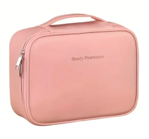 eCarla rozkładana kosmetyczka KS146R Różowa