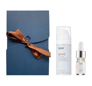 Lynia zestaw prezentowy kosmetyków do pielęgnacji twarzy ampułka z witaminą C 5 ml + ujędrniająco-wygładzający krem do twarzy 50 ml