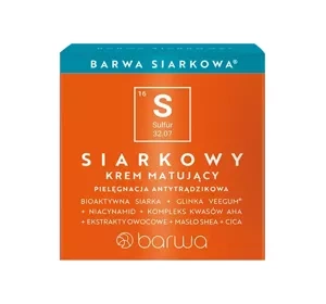 Barwa Siarkowa matujący krem siarkowy 50 ml