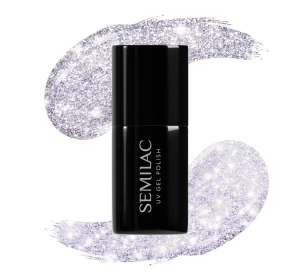 Semilac It’s Time To Shine lakier hybrydowy 461 Hollywood Silver 7 ml